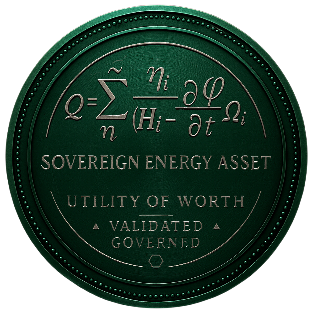Sovereign Energy Asset reserve instrument